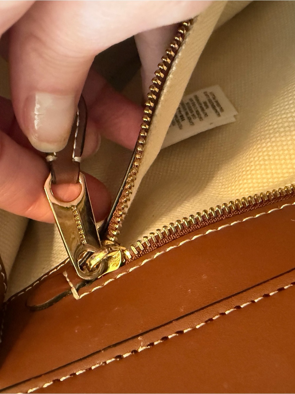Burberry Beige Canvas with Brown Leather Trim Crossbody Bag - Picture 11 of 14